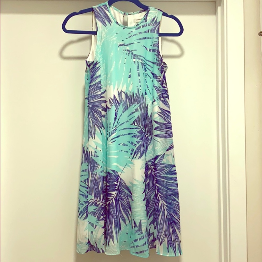 Calvin Klein Tropical Print Dress